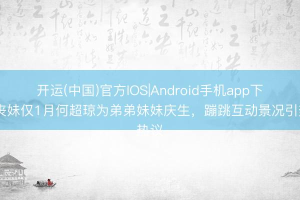 开运(中国)官方IOS|Android手机app下载 丧妹仅1月何超琼为弟弟妹妹庆生，蹦跳互动景况引热议